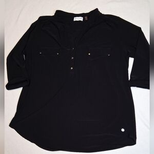 Point Zero Classic Black Blouse